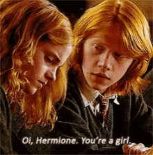 Hermione Youre A Girl GIF - Hermione Youre A Girl GIFs