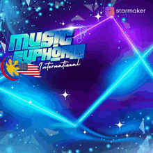 a poster for music euphoria international with a starmaker logo in the corner
