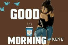 Good Morning African American Woman GIF - Good Morning African American Woman Nyc Coffee GIFs