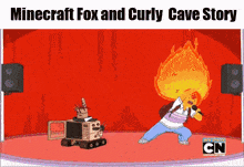 Minecraft Fox Curly GIF - Minecraft Fox Curly Cave Story GIFs