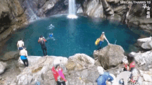 台灣鮮為人知的瀑布秘境－獵戶瀑布 Taiwan'S Travel Germs - The Hunter'S Waterfall GIF - 瀑布water F Waterfalls GIFs