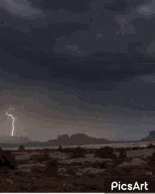 Lightning Strike GIF - Lightning Strike Desert GIFs