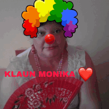 Monika Clownmonika GIF - Monika Clownmonika Klaunmonika GIFs
