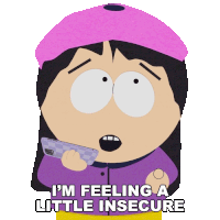 Im Feeling A Little Insecure Wendy Testaburger Sticker - Im Feeling A Little Insecure Wendy Testaburger South Park Deep Learning Stickers