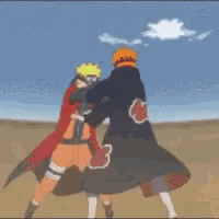 When does Naruto fight Pain?