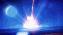 a computer generated image of a glowing object in the sky