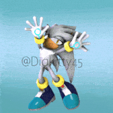 a picture of a cartoon character with the number 45 on the bottom right