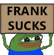 Frank Sucks Sticker - Frank Sucks Stickers