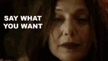 Say What You Want Boro GIF - Say What You Want Boro Catherine Keener GIFs