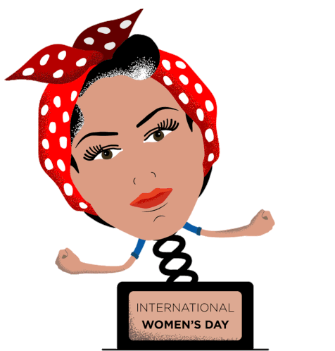 International Womens Day Empowerment Sticker - International Womens Day Empowerment Courage Stickers