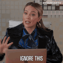 Ignore This Kelsey Peters GIF - Ignore This Kelsey Peters Younger GIFs
