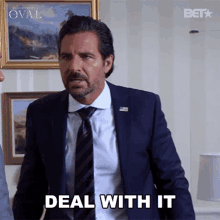 Deal With It Hunter Franklin GIF - Deal With It Hunter Franklin The Oval GIFs