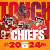 Philadelphia Eagles (24) Vs. Kansas City Chiefs (20) Third Quarter GIF - Nfl National Football League Football League GIFs