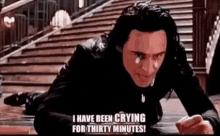 Avengers Infinity War Loki GIF - Avengers Infinity War Loki Crying GIFs