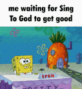 Cardiacs Sing To God GIF - Cardiacs Sing To God Spongebob GIFs
