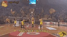this is nick galis hall jump ball aris thessaloniki super3