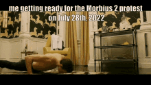 Morbius Morbius Sweep GIF - Morbius Morbius Sweep Morbius Protest GIFs