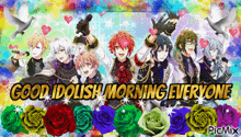 Idolish7 Good Morning GIF - Idolish7 Good Morning Izumi Iori GIFs