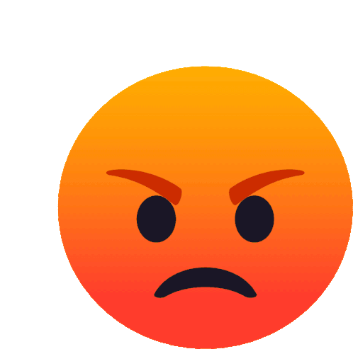 Pouting Face Joypixels Sticker - Pouting Face Joypixels Anger Stickers
