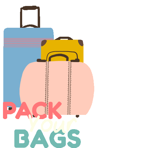 Bag Pack Your Bag Sticker - Bag Pack Your Bag Summer Stickers