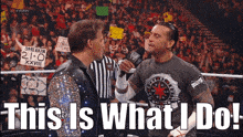 Wwe Cm Punk GIF - Wwe Cm Punk This Is What I Do GIFs