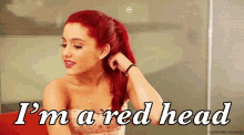 Red Head GIF - Ariana Grande Red Head Hair GIFs