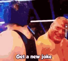 Get A New Joke Undertaker GIF - Get A New Joke Undertaker Brock Lesnar GIFs