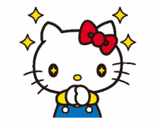Hello Kitty Amazed GIF - Hello Kitty Amazed Sparkling GIFs