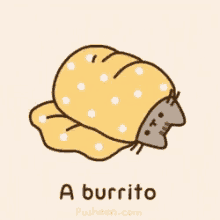 Cold Burrito GIF - Cold Burrito Pusheen GIFs