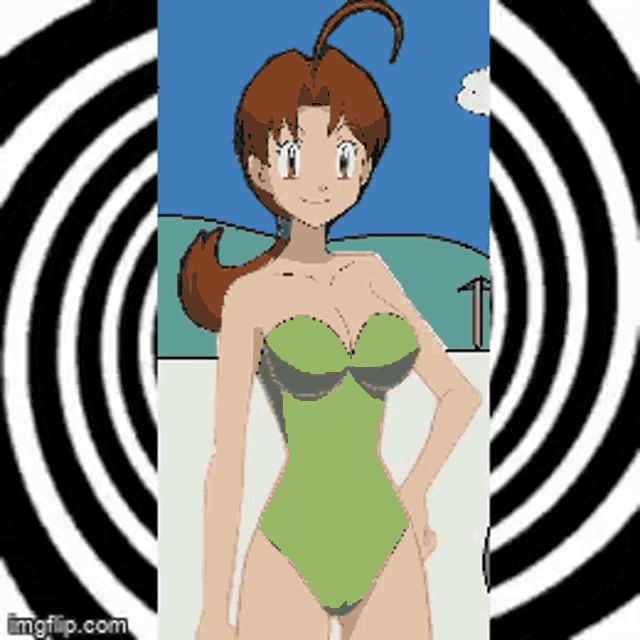 Pokemon Delia Ketchum GIF Pokemon Delia Ketchum Bikini Discover Share GIFs