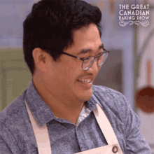 Laughing Stephen GIF - Laughing Stephen The Great Canadian Baking Show GIFs