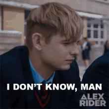 I Dont Know Man Alex Rider GIF - I Dont Know Man Alex Rider I Dont Know GIFs