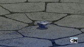 a cartoon character with a cn logo on the bottom left