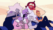 Laughing Amethyst Steven Universe GIF - Laughing Amethyst Steven Universe Steven Universe Future GIFs