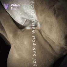 a close up of a person 's neck with the words yoi say you want to try written below it