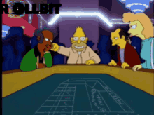 Rollbit Simpsons Gamble GIF - Rollbit Simpsons Gamble Simpsons GIFs