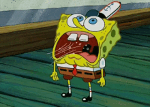 Spongebob Breathe GIF - Spongebob Breathe Anxiety GIFs