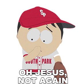 Oh Jesus Not Again Stan Marsh Sticker - Oh Jesus Not Again Stan Marsh South Park Stickers