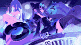 a drawing of a girl with a butterfly on her head and a sign that says s2