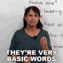 Theyre Very Basic Words Rebecca GIF - Theyre Very Basic Words Rebecca Engvid GIFs