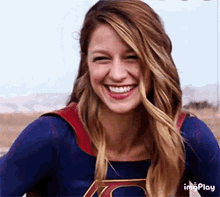 supergirl karadanvers melissabenoist happy funny