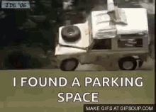ace ventura when nature calls parking space parking