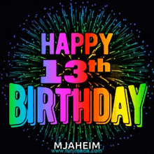 13th Birthday Happy 13th Birthday GIF