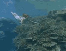Underwater Mermaid GIF - Underwater Mermaid Ocean Girl GIFs