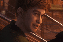 Harry Talking Smiling And Turning His Head Spider Man Ps5 GIF