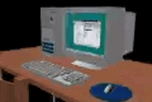 Head Out Of Pc Old School Gif GIF - Head Out Of Pc Old School Gif GIFs