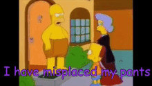 Homer Misplaced Pants GIF