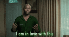 a man says " i am in love with this " in a video game