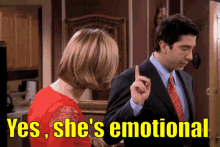 Friends Shes Emotional GIF - Friends Shes Emotional Shes Ballsy GIFs