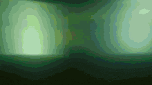 a computer generated image of a green tunnel